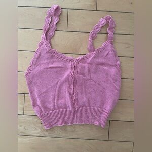 Sunday best Aritzia - Pink Knit Women's Top🩷